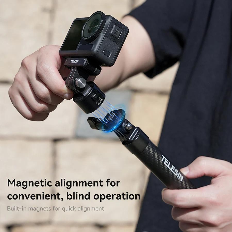 Universal Magnetic Quick Release Adapter Kit For Action Cameras