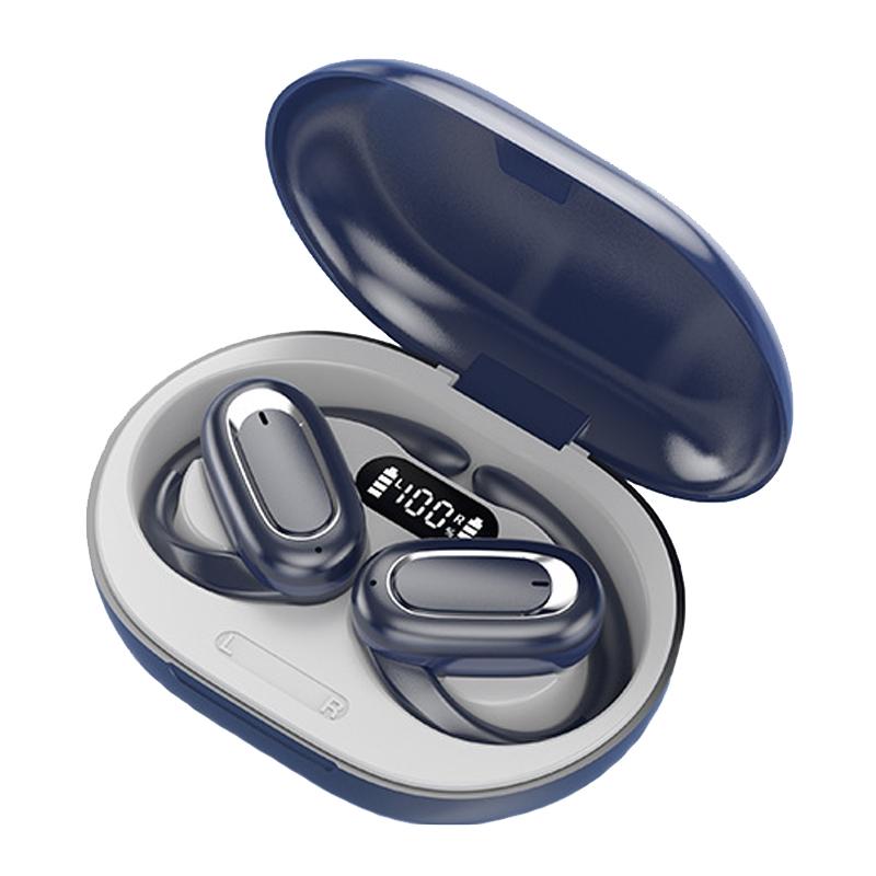 Adjustable Wireless Bluetooth Earphones with Noise Reduction - T35 Ows - Black