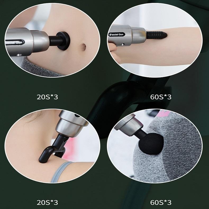 Fascia Mini Electric Muscle Portable Fitness Muscle Relaxing Massager / Massage Gun - Superior Red