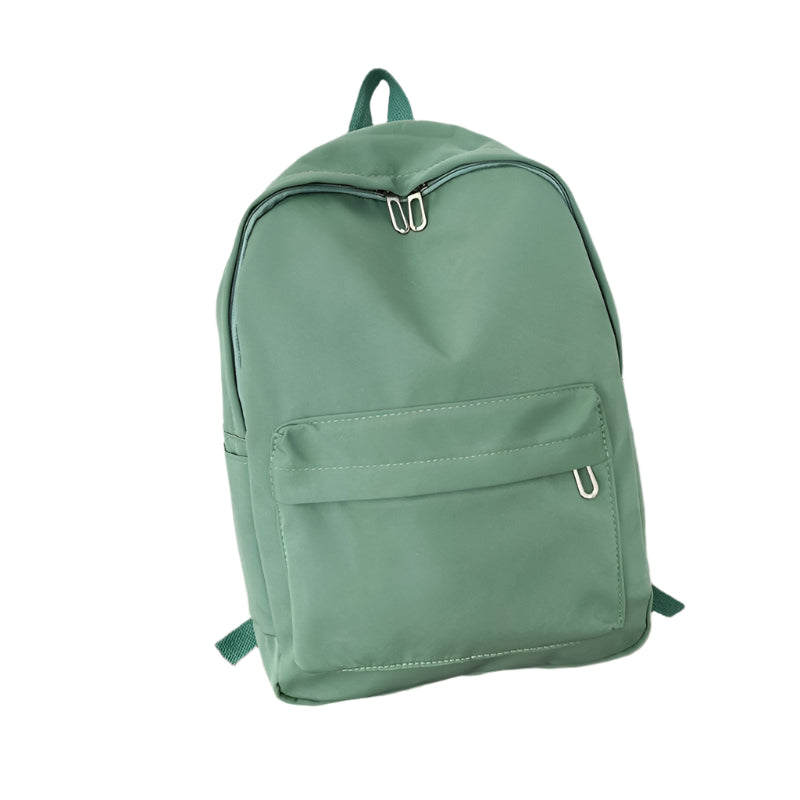 Simple Women Travel Backpack Solid Colour - Black