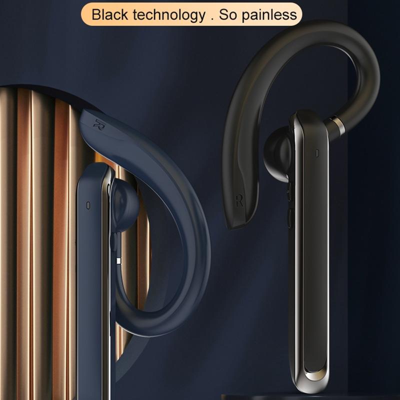 Wireless Bluetooth Earphone with Noise Reduction - 880 Ear Mounted - Black