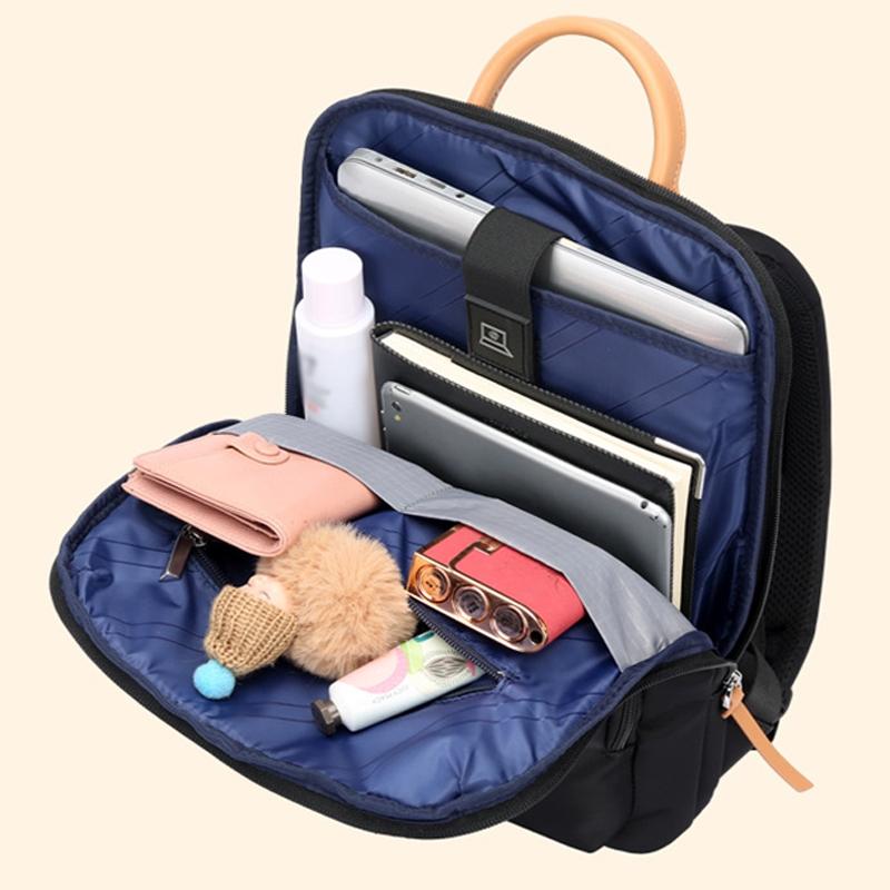 14-inch Thin & Light Waterproof Business Backpack - Black