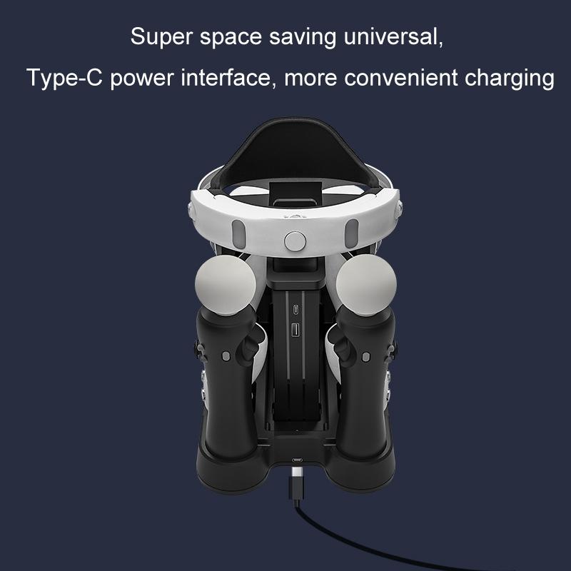 Multifunctional Ps5 / Move / Vr Charging Stand - White