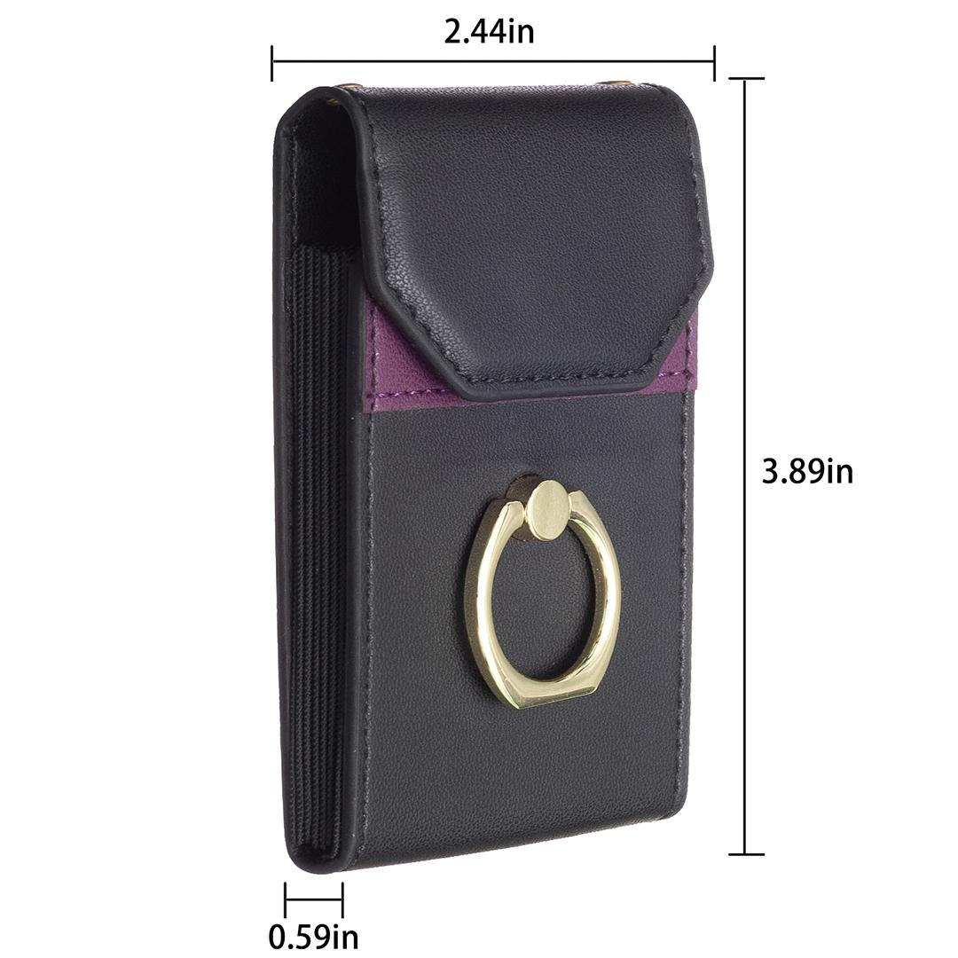 Organ Card Bag Sticker For Mobile Phones - Dark Purple