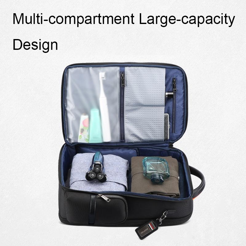 Black Multifunctional Anti-theft Laptop Backpack with Usb Charging Hole