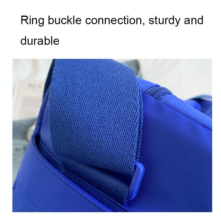 Travel & Fitness Crossbody Bag - Waterproof Nylon - Blue