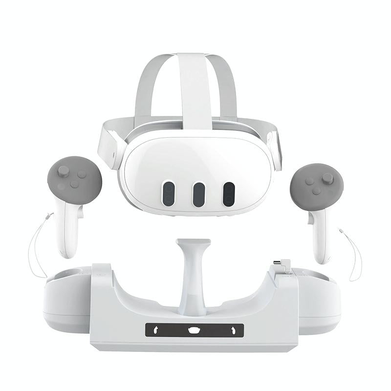 Gray Wall Mount for Meta Quest 3 Vr Helmet Charging