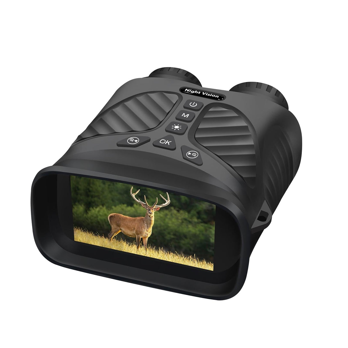 3 Ips Screen Digital Night Vision Binoculars with 3 Display - Black