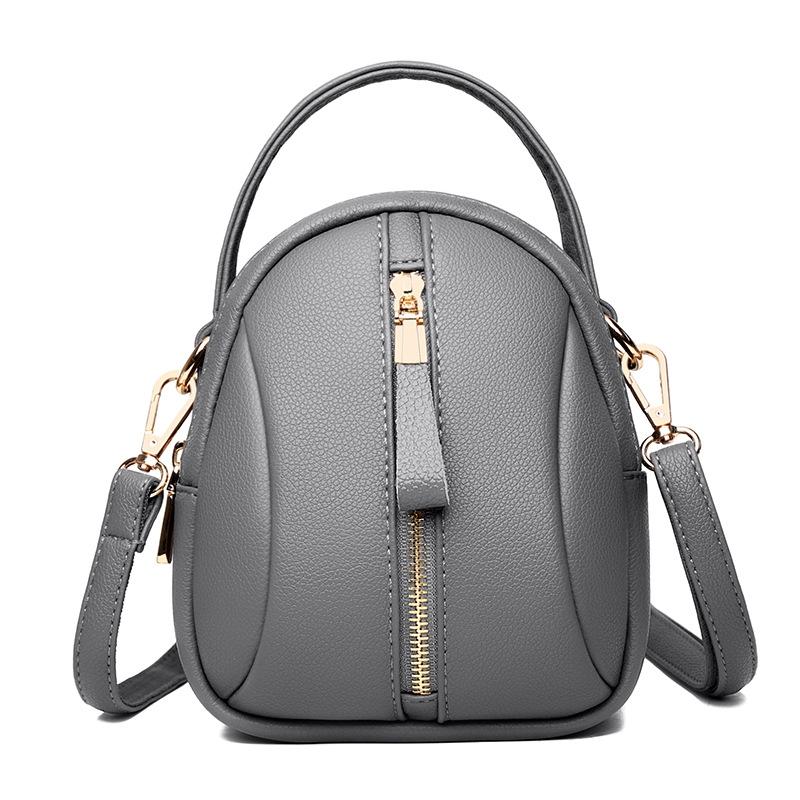 Multi Compartment Shoulder Bag For Women - Red