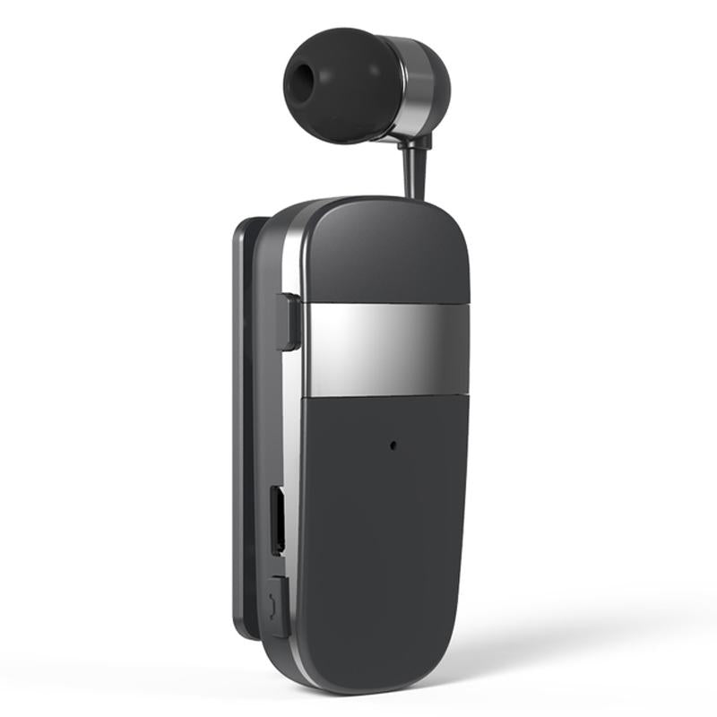 Wireless Bluetooth Earphone with Vibration Reminder for Phone - Black