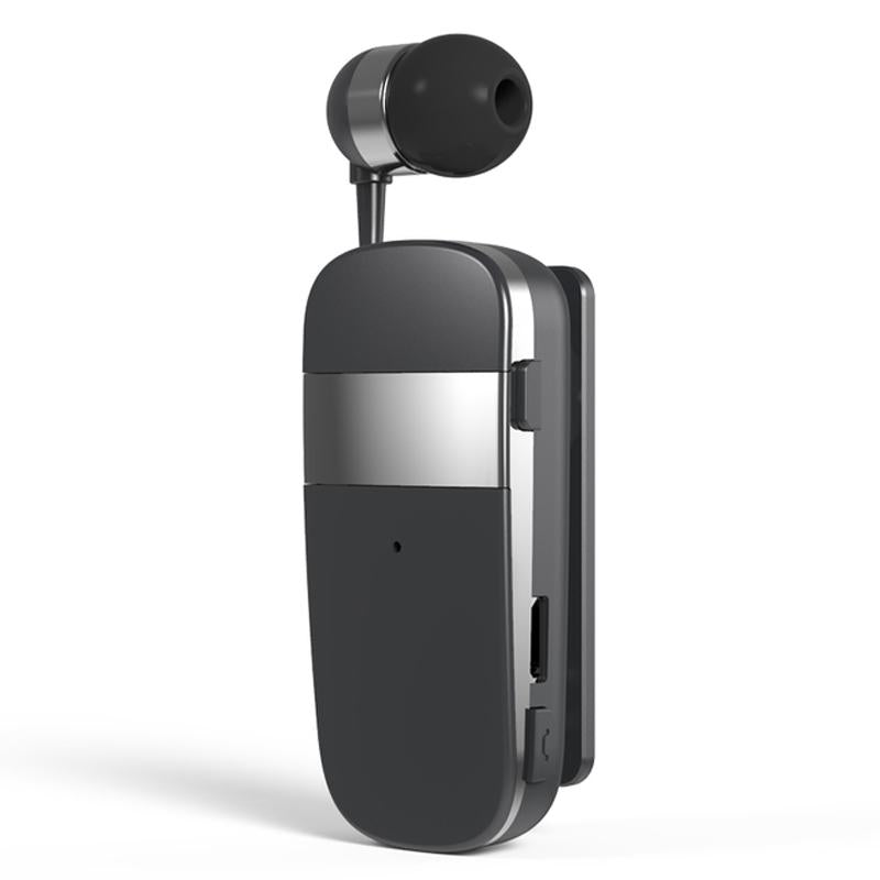 Wireless Bluetooth Earphone with Vibration Reminder for Phone - Black