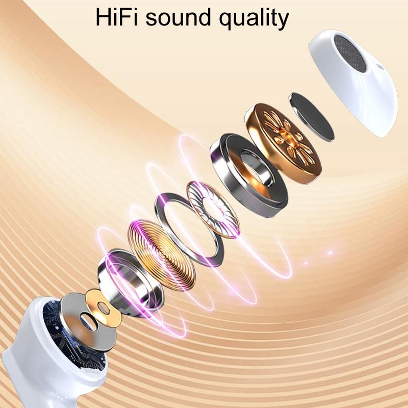 Wireless Bluetooth Earphones with Hd Noise Reduction for Gaming and Sports - Black