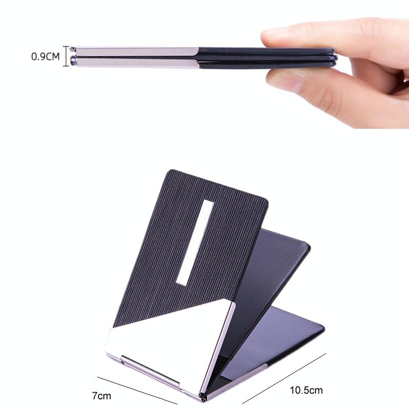 Metal Driver License Holder Fits Most Vehicles - Stripe Black