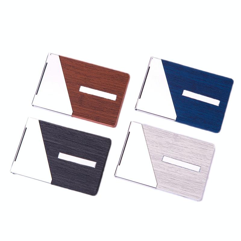 Metal Driver License Holder Fits Most Vehicles - Stripe Black