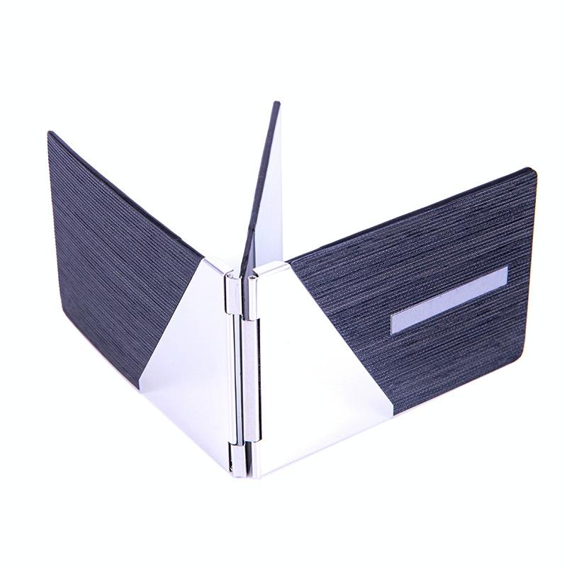 Metal Driver License Holder Fits Most Vehicles - Stripe Black