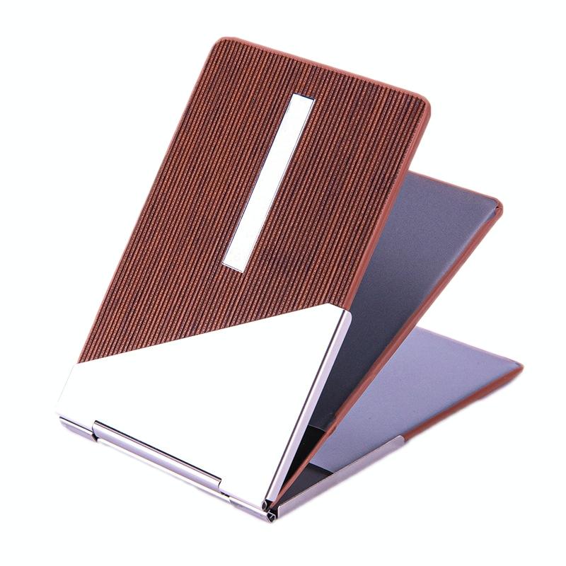 Metal Driver License Holder Fits Most Vehicles - Stripe Black