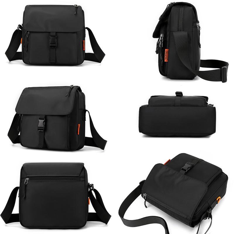 Waterproof Unisex Crossbody Bag For Couples - Black