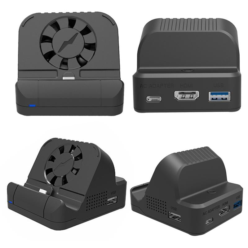 Switch Hdmi Converter with Cooling Fan and Charger