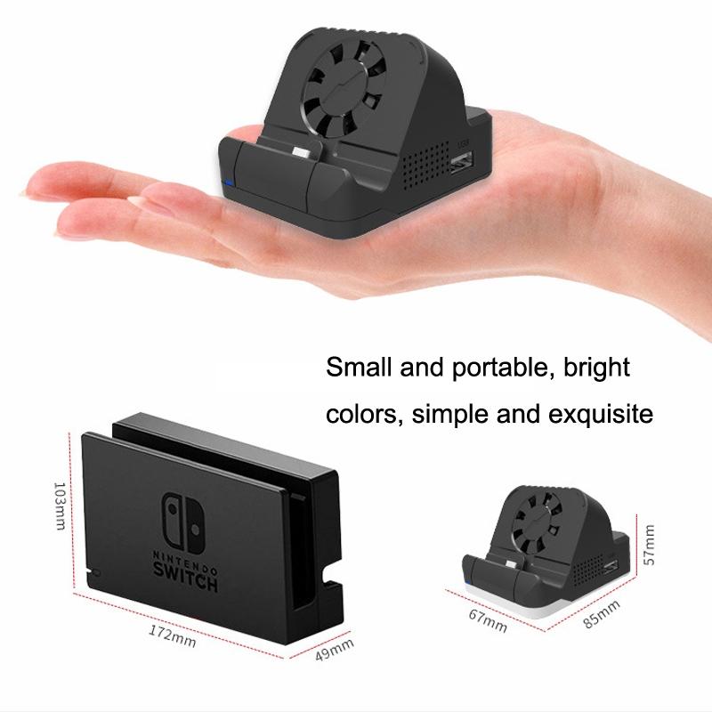 Switch Hdmi Converter with Cooling Fan and Charger
