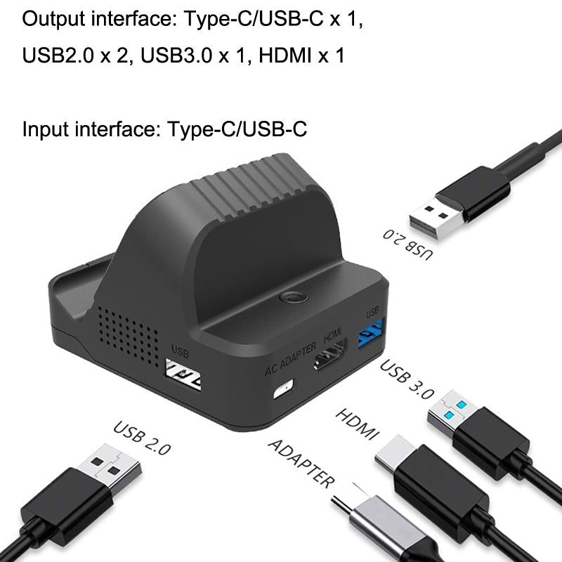 Switch Hdmi Converter with Cooling Fan and Charger