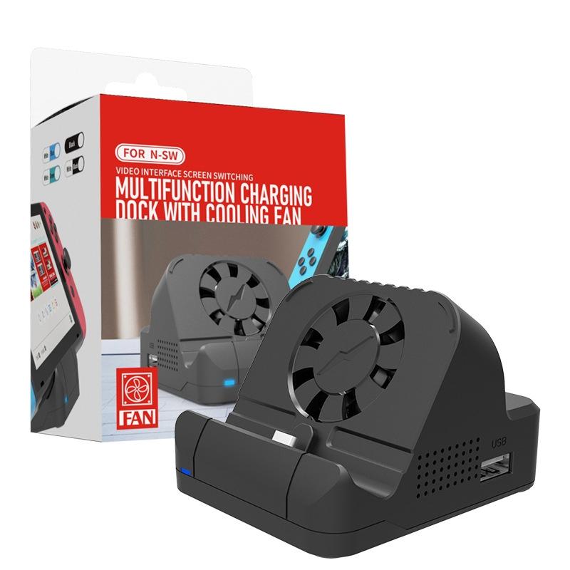 Switch Hdmi Converter with Cooling Fan and Charger