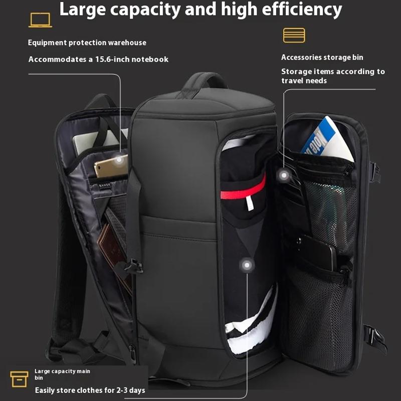 Large Capacity Sports Shoulder Bag With Wet / Dry Separation