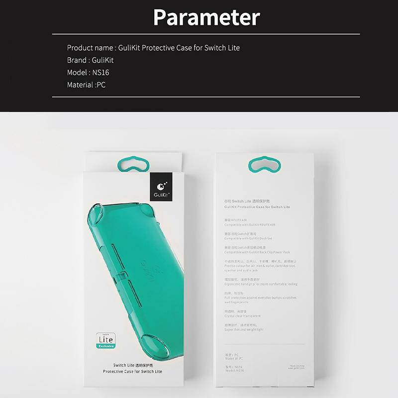 Protective Case for Nintendo Switch Lite - Clear