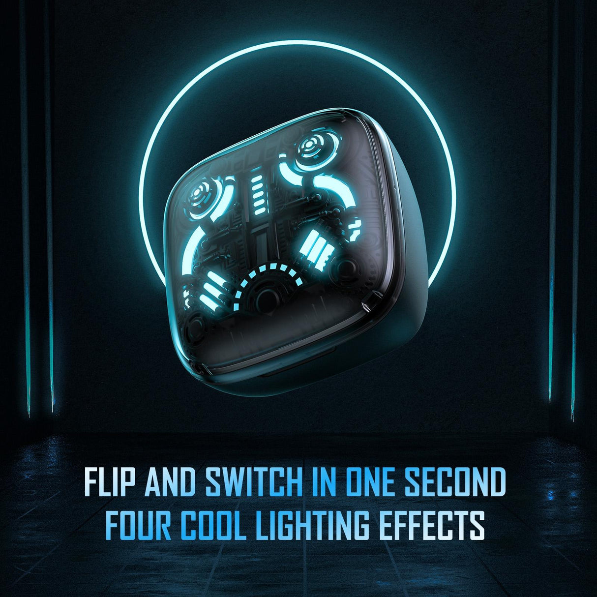 Black Tws Bluetooth Gaming Earphones with Noise Reduction