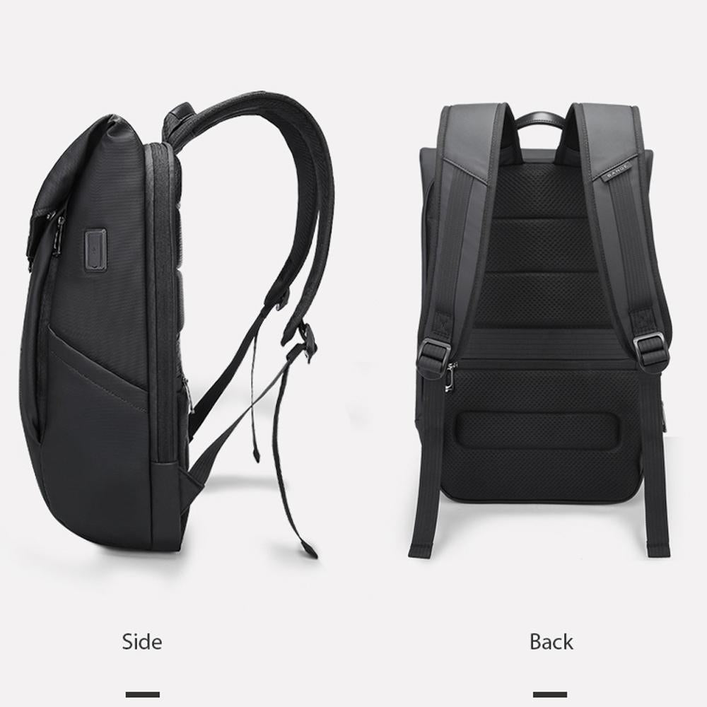 Waterproof Anti-theft Laptop Backpack for Daily Work and Business - 15.6 Inch - Black
