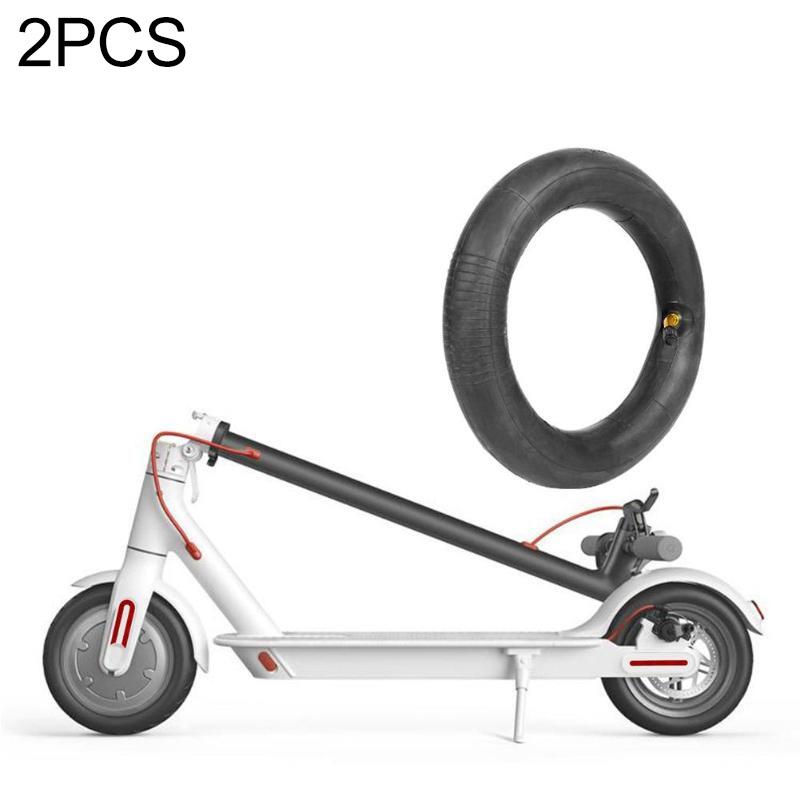 2-pack Rubber Inner Tubes for Xiaomi Mijia M365 Electric Scooter with Valve Cover
