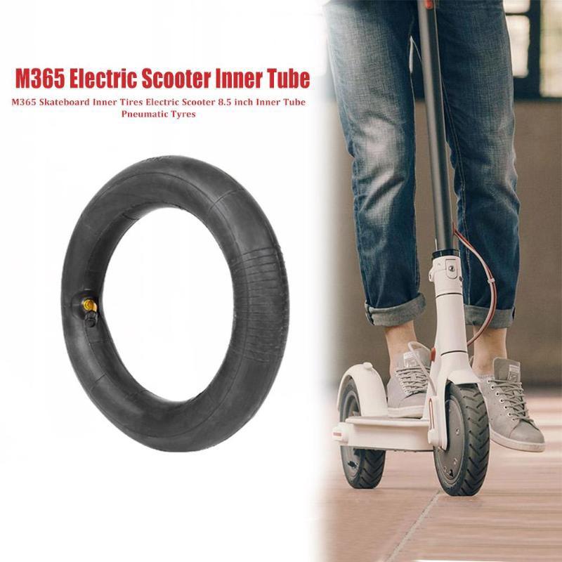 2-pack Rubber Inner Tubes for Xiaomi Mijia M365 Electric Scooter with Valve Cover