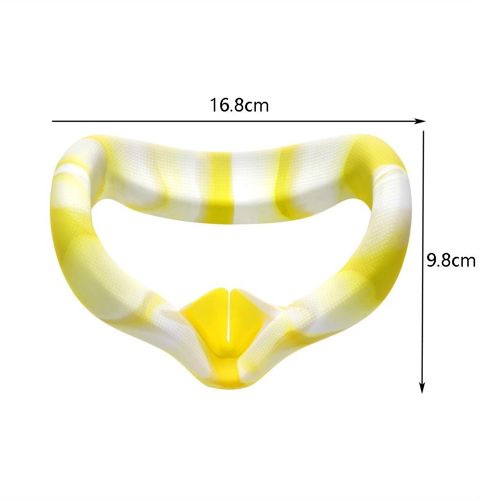 Silicone Vr Eye Cover for Oculus Quest 2 - Anti-sweat - White Blue