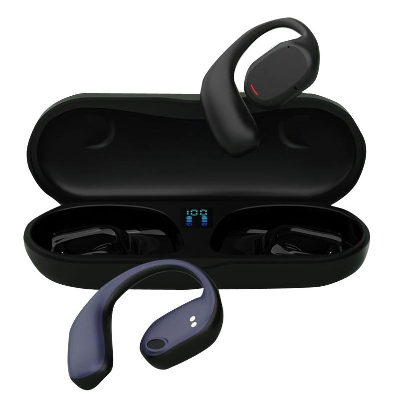 Wireless Bluetooth Sports Earphone - Js270 Hanging Ear Design - Black