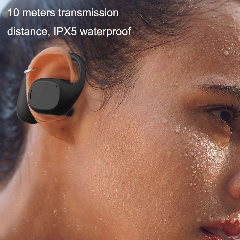 Wireless Bluetooth Sports Earphone - Js270 Hanging Ear Design - Black