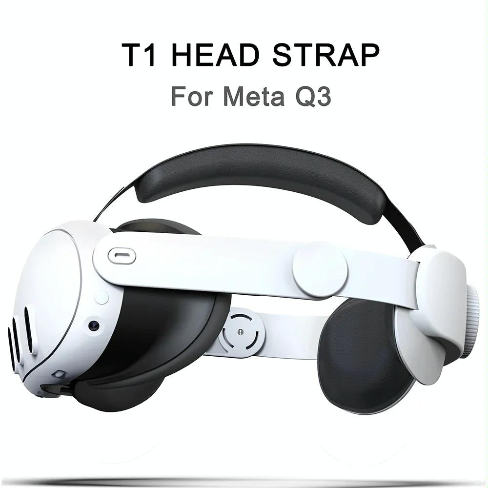 Elite Vr Headset Strap for Meta Quest 3 - Adjustable - White