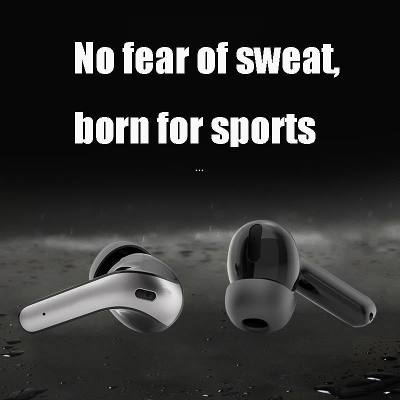 Black Wireless Bluetooth Earphone with Touch Display