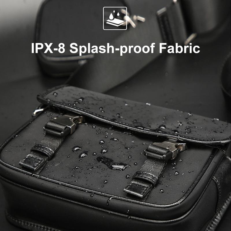 Waterproof Crossbody Shoulder Bag Black