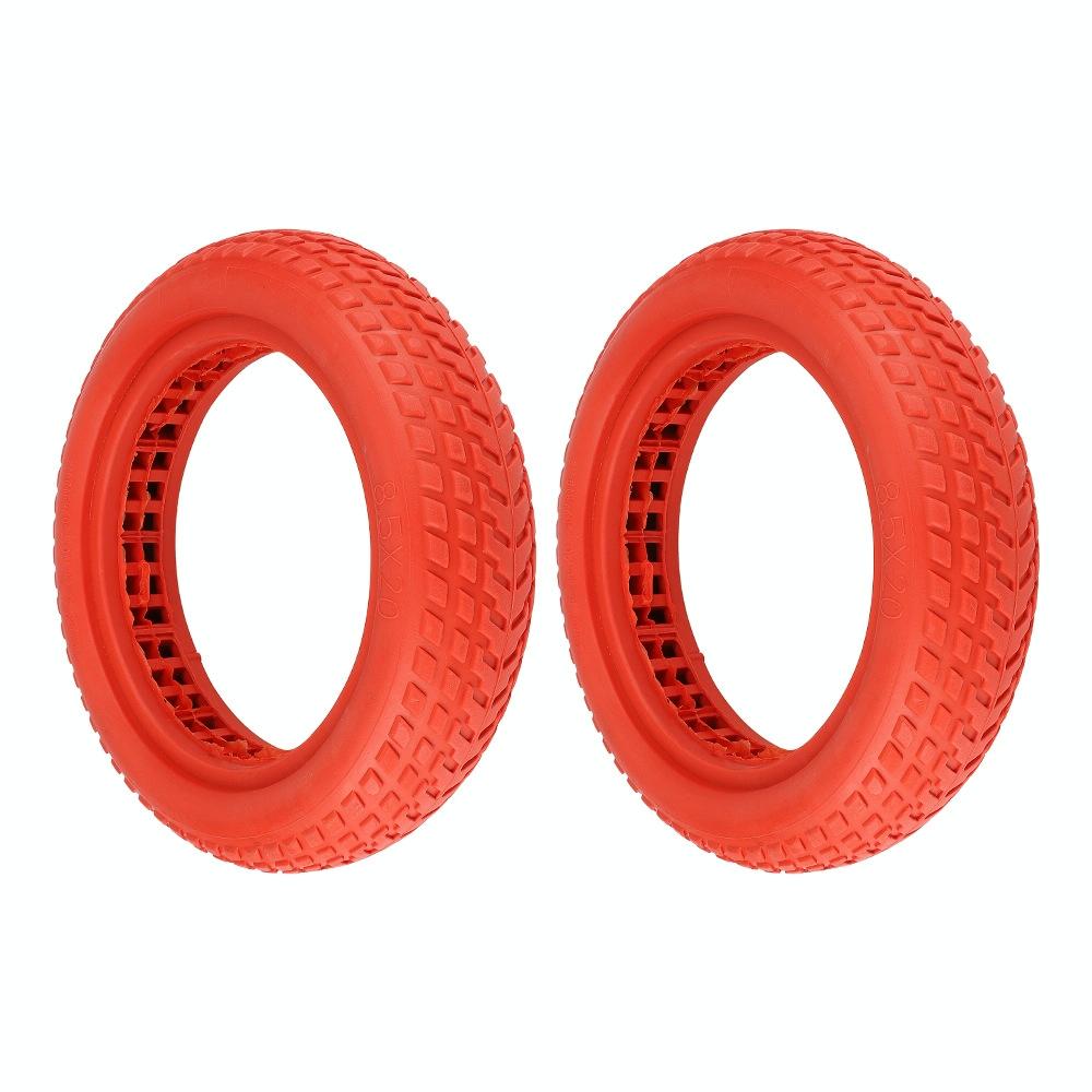 Red 8.5 Semi-solid Honeycomb Tire for Xiaomi M365 Scooter