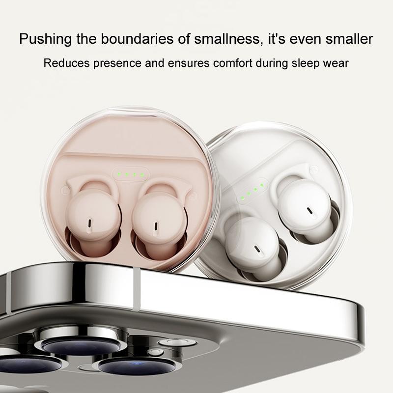 Comfortable Wireless Bluetooth Earphones - Noise Canceling - Black