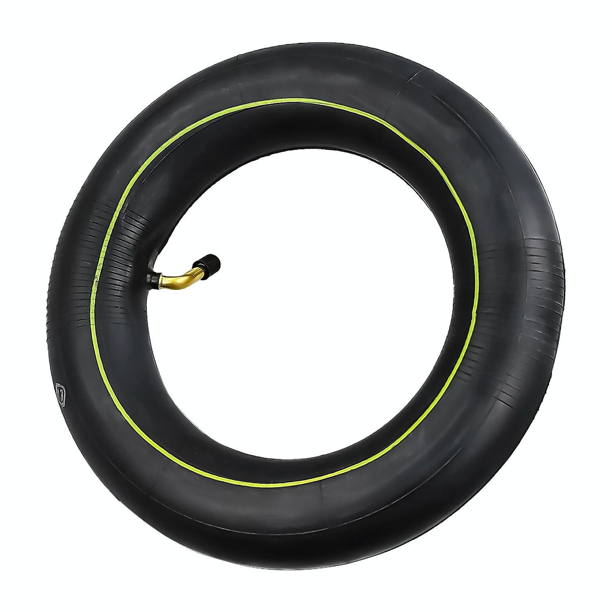 Electric Scooter Inner Tube - 10x2.5 / 2.75 45 Degree Valve Thickened Yellow Stripes