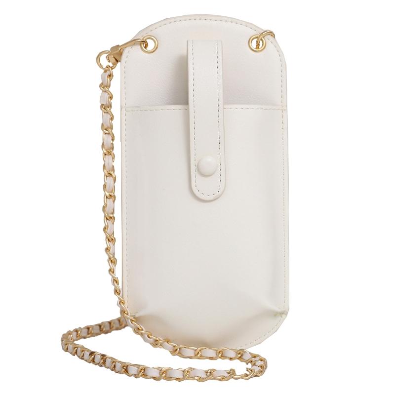 Compact Cell Phone Crossbody Bag - White