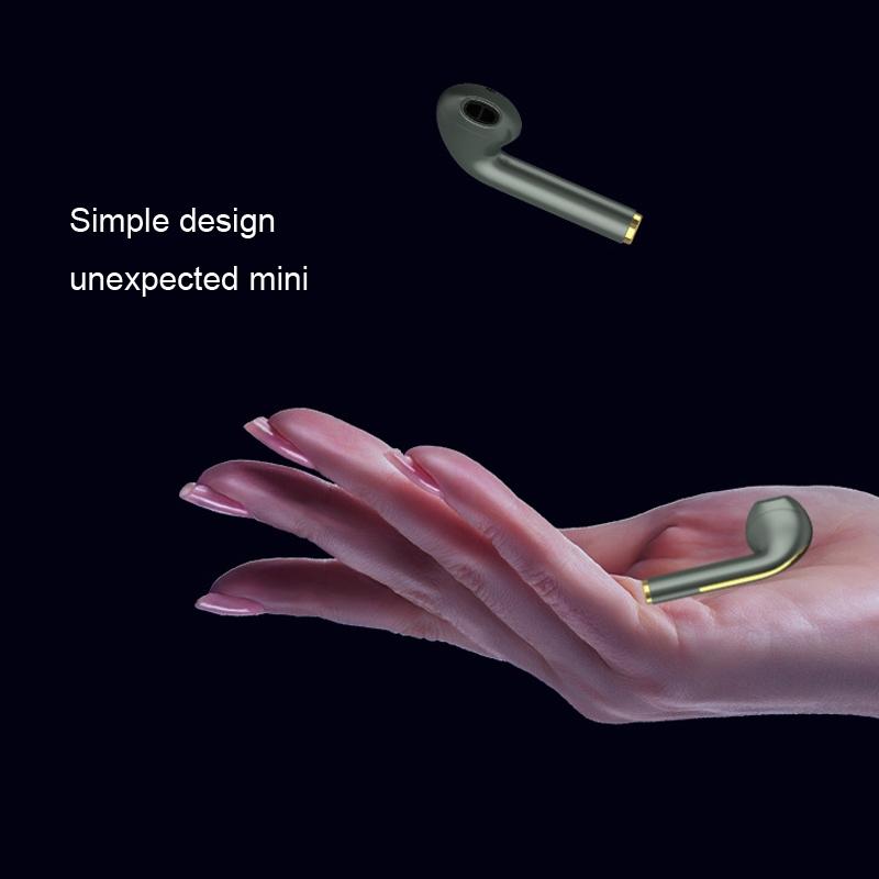 Wireless In-ear Earphones with Long Battery Life - Bluetooth 5.0 Blue