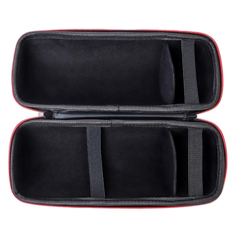 Jbl Pulse4 Portable Storage Bag with Velvet Lining and Protective Cover - Silver Gray + Black