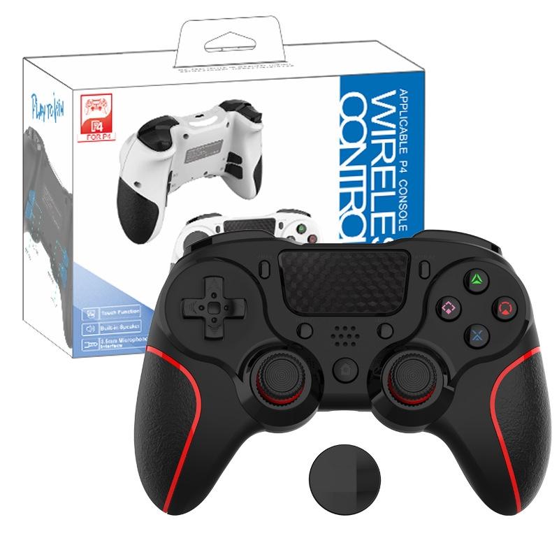 Bluetooth Gamepad for Ps4 Pro with Dual Vibration and Six-axis Control - Red Black