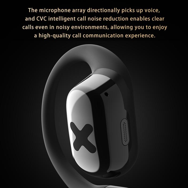 Bluetooth Earphones with Ear-mount Design - Beige