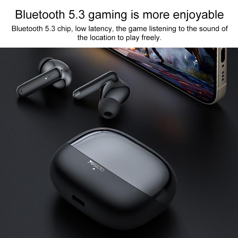 Black Wireless Bluetooth Earphones - Tws26