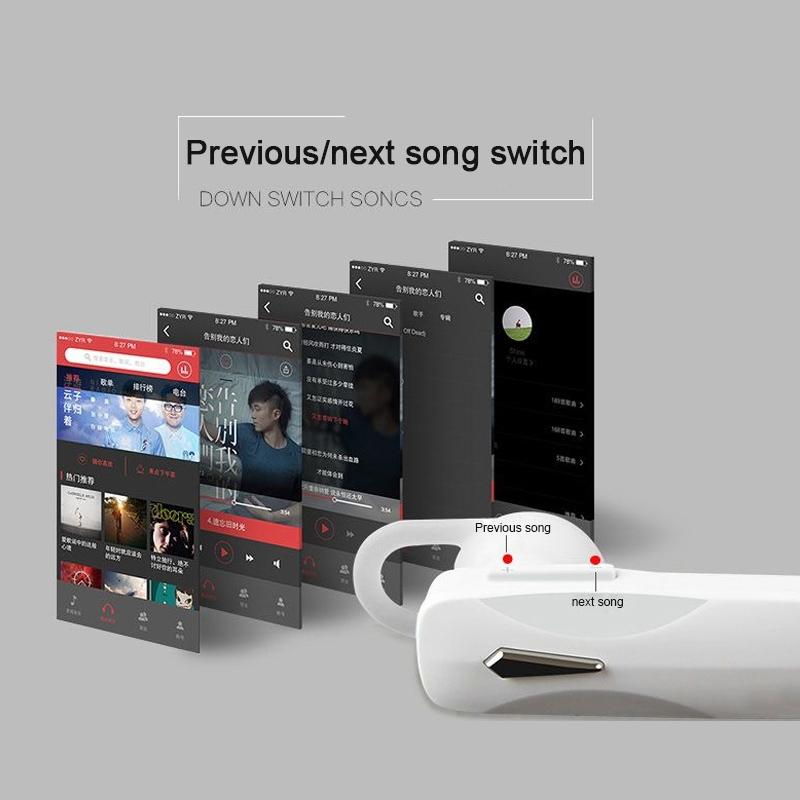 Wireless Bluetooth Earphone for Samsung - Hands Free V4.1 Black