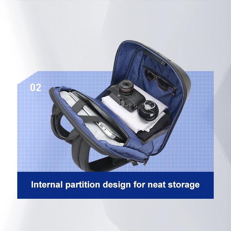 Waterproof Business Laptop Backpack - Large Capacity with Password Lock