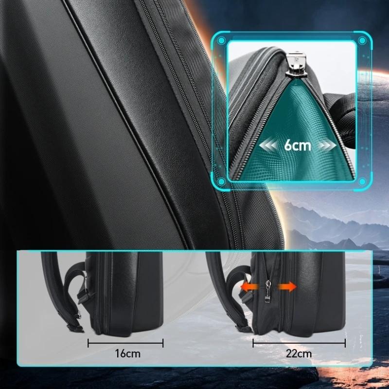 Waterproof Business Laptop Backpack - Large Capacity with Password Lock