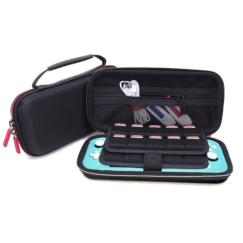 Compact Nintendo Switch Lite Carrying Case - Black